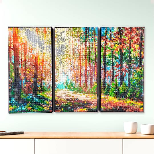 ArtSkills® Brilliant Art Forest Stretched Canvas Diamond Painting Kit